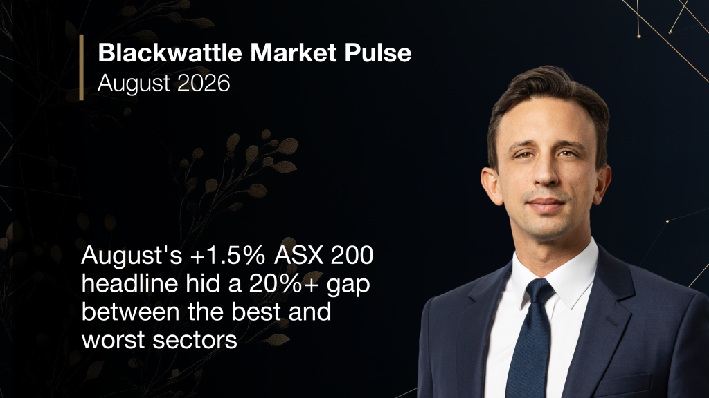 Blackwattle Investment Partners Market Pulse from CIO Michael Skinner.